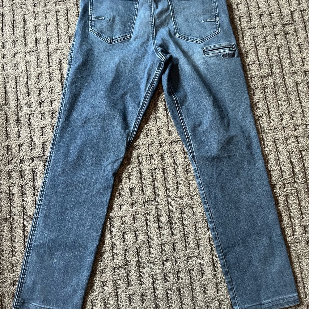 Kuhl Klassik Jeans Blue Indigo Y2K Denim Stretch Hiking Casual Men’s Size 36x34